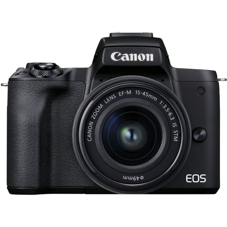 Беззеркальный фотоаппарат Canon EOS M50 Mark II Kit 15-45mm f/3.5-6.3 IS STM Black + 55-200mm f/4.5-6.3 IS STM  