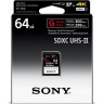 карта памяти Sony SF-G64 SDXC 64GB Class10 U3 UHS-II 299/300Mb/s  