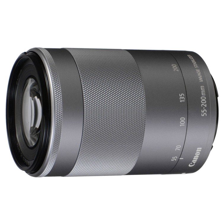 Объектив Canon EF-M 55-200mm f/4.5-6.3 IS STM, серебристый  