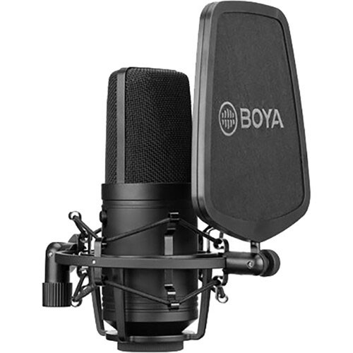 Микрофон BOYA BY-M800 широкомембранный кардиоидный конденсаторный  