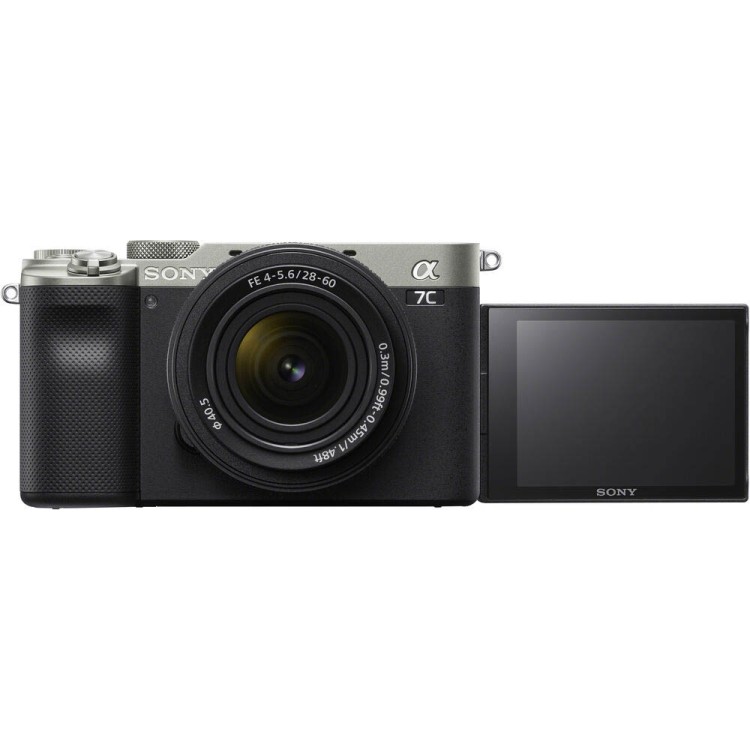 Фотоаппарат Sony Alpha 7C kit 28-60 Silver + Tamron 20 f/2.8 Di III  