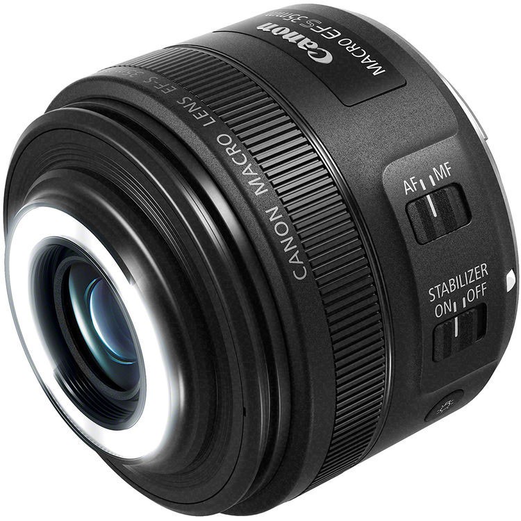Объектив Canon EF-S 35mm f/2.8 IS STM macro LED  