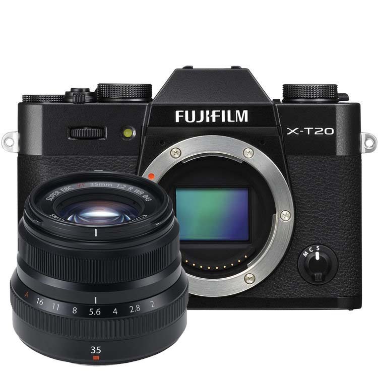 Фотоаппарат Fujifilm X-T20 kit XF35 F2 Black  