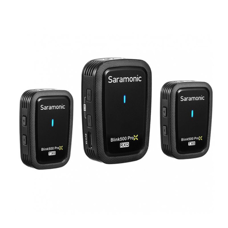 Беспроводная система Saramonic Blink500 ProX Q20, TX+TX+RX, 2.4 ГГц, 3.5 мм TRS / TRRS  