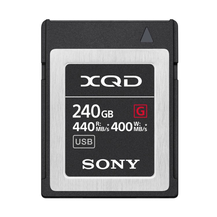 карта памяти Sony XQD 240Gb QDG240F чтение 440, запись 400 Мб/c  