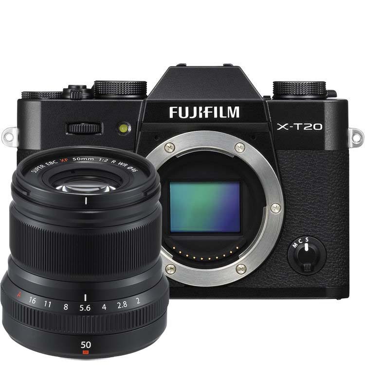Фотоаппарат Fujifilm X-T20 kit XF50 F2 Black  