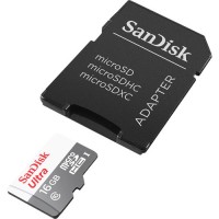 карта памяти Sandisk Ultra Android microSDHC + SD Adapter 16GB 80MB/s Class 10
