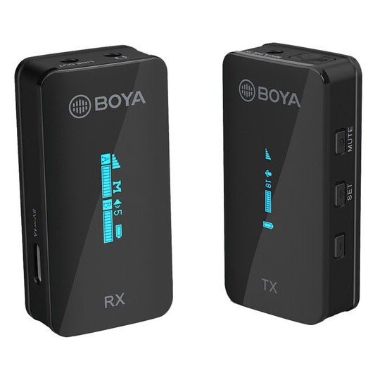 Беспроводная система Boya BY-XM6-S1, TX+RX, 3.5 мм TRS + TRRS  