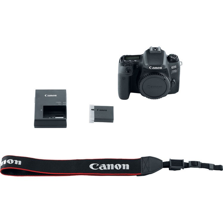 Зеркальный фотоаппарат Canon EOS 77D kit 18-135 IS USM  