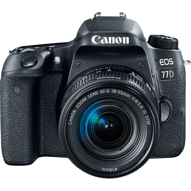 Зеркальный фотоаппарат Canon EOS 77D kit 18-55 IS STM  