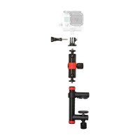 Держатель-струбцина JOBY Action Clamp & Locking Arm (черный/красный) для экшн-камер				