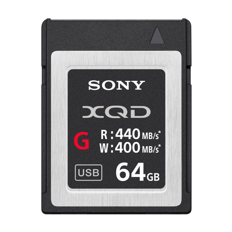 карта памяти Sony XQD 64Gb QDG64F чтение 440, запись 400 Мб/c  