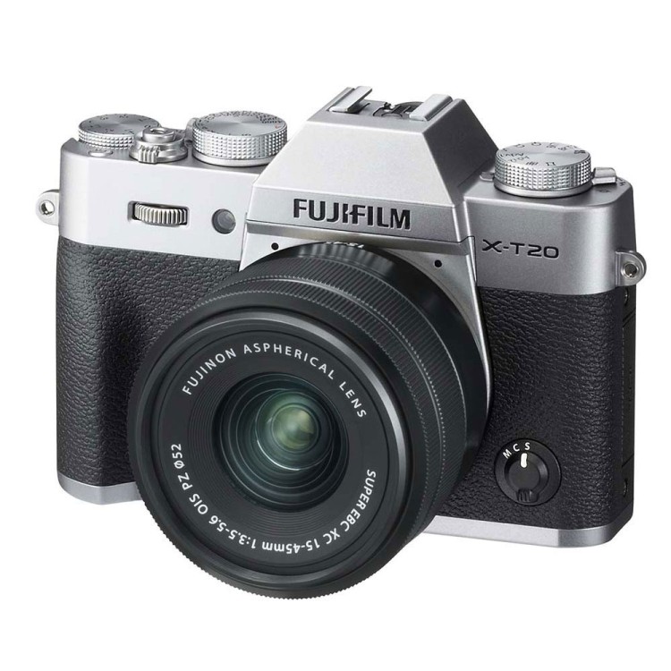 Фотоаппарат Fujifilm X-T20 kit 15-45mm OIS PZ Silver  