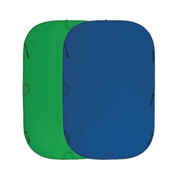 Фотофон складной Fujimi FJ 706GB-240/240, 240х240 см, хромакей синий/зелёный  
