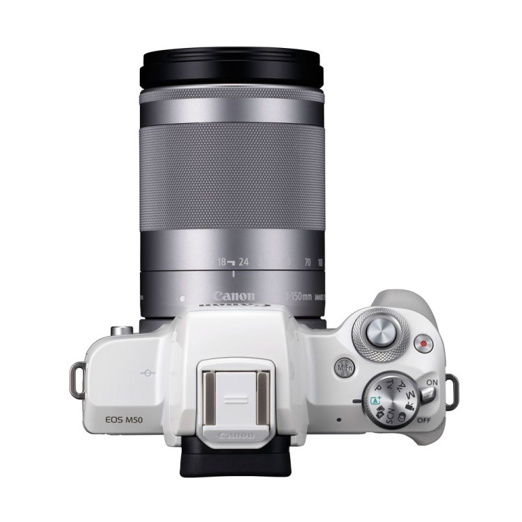 Беззеркальный фотоаппарат Canon EOS M50 Kit 18-150mm f/3.5-6.3 IS STM White  