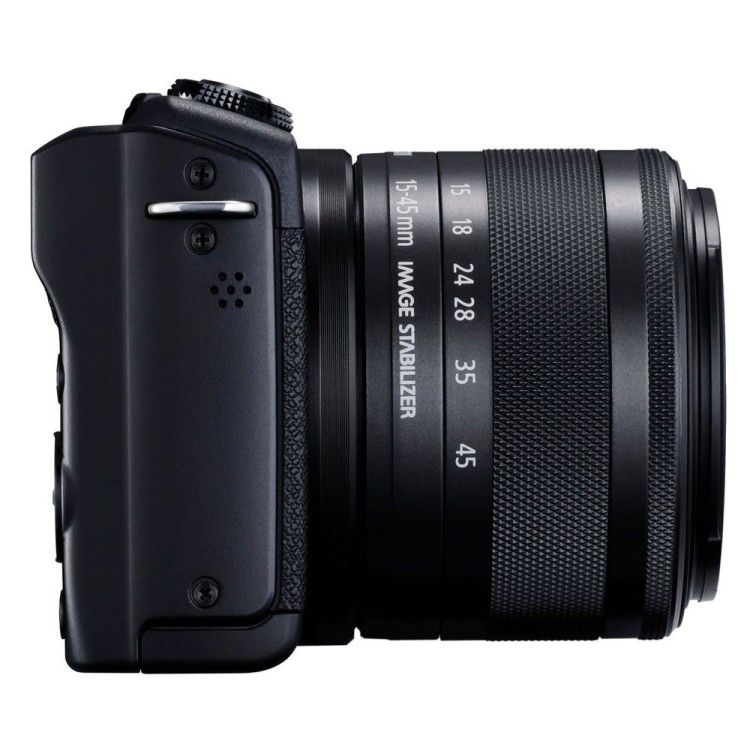 Беззеркальный фотоаппарат Canon EOS M200 Kit EF-M 15-45mm IS STM Black  