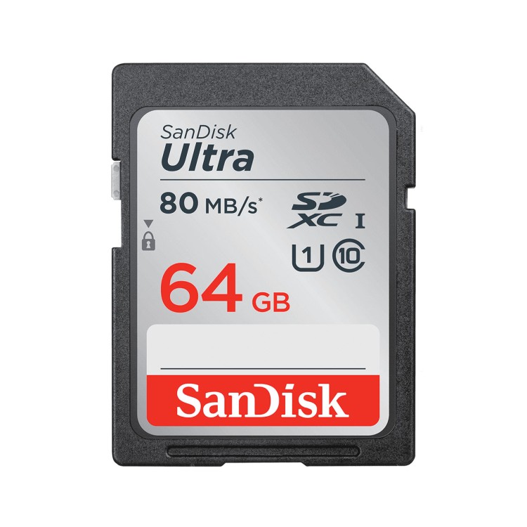 карта памяти SanDisk Ultra SDXC 64GB 80MB/s Class 10 UHS-I  