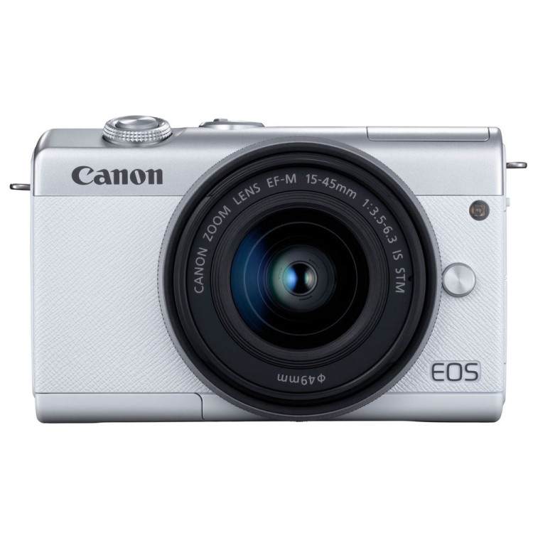Беззеркальный фотоаппарат Canon EOS M200 Kit EF-M 15-45mm IS STM White  