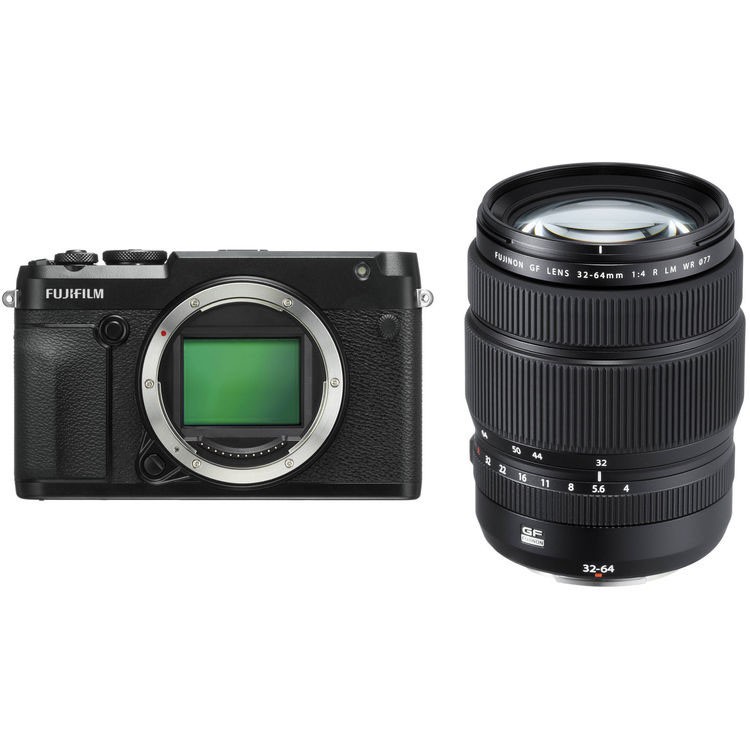Беззеркальный фотоаппарат Fujifilm GFX 50R kit GF 32-64mm F4 R LM WR  