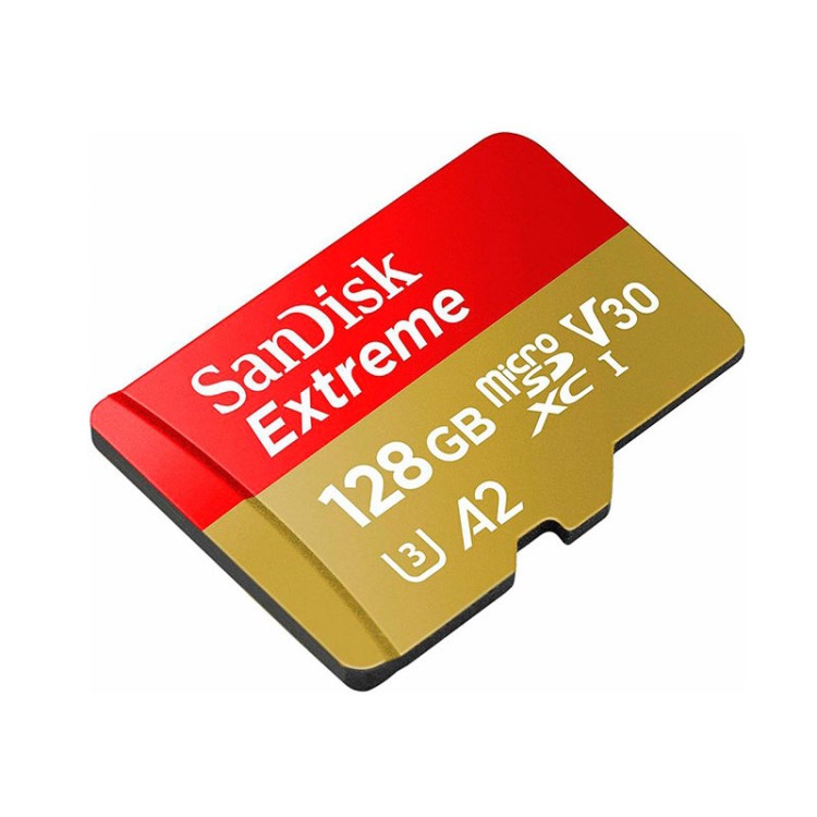 Карта памяти Sandisk Extreme microSDXC 128GB + SD Adapter + Rescue Pro Deluxe 160MB/s A2 C10 V30 UHS-I U3  