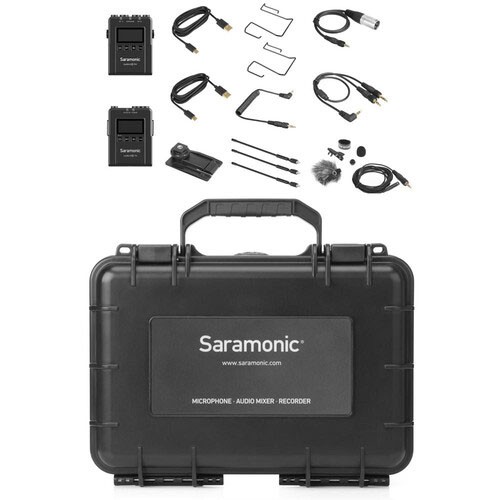 Беспроводная система Saramonic UwMic9s Kit1 Mini TX9s+RX9s приемник + передатчик с DK3A петличным микрофоном  