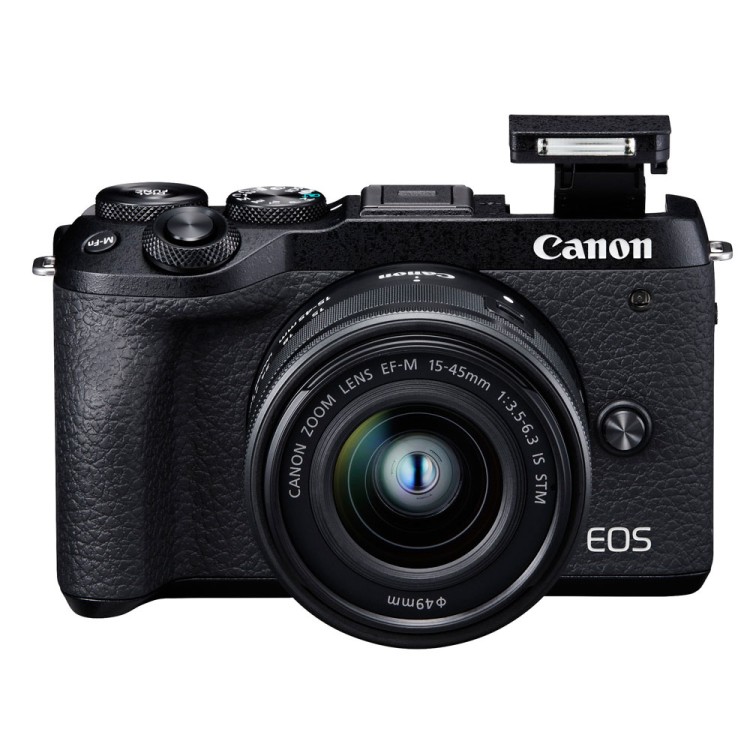 Беззеркальный фотоаппарат Canon EOS M6 Mark II Kit EF-M 15-45/3.5-6.3 IS STM  + EVF  