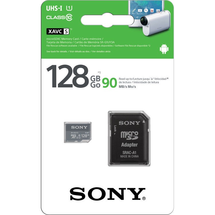 карта памяти Sony SRG1UY3AT microSD 128GB  
