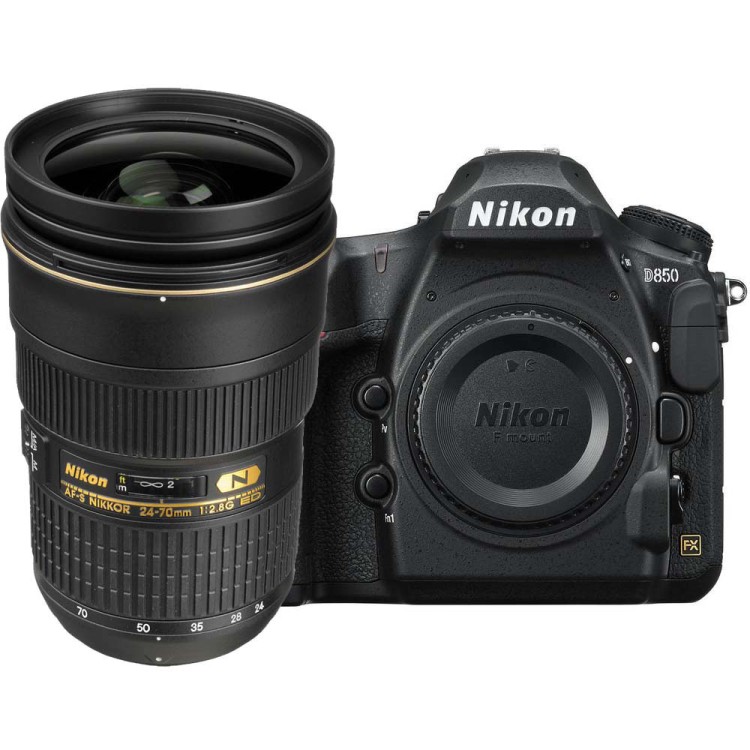 Зеркальный фотоаппарат Nikon D850 kit 24-70mm f/2.8G ED AF-S Zoom-Nikkor  