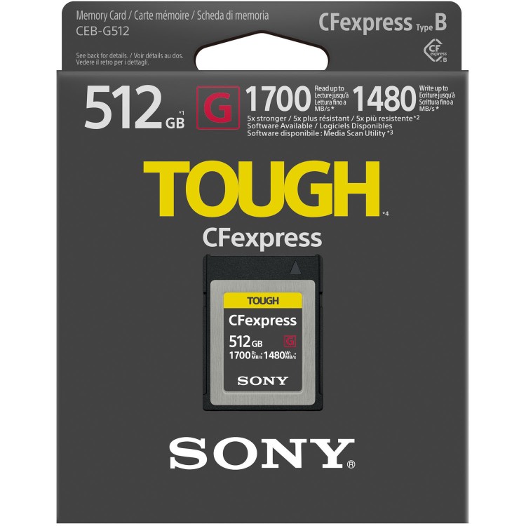 Карта памяти Sony CEB-G512 CFexpress 512GB Type B  