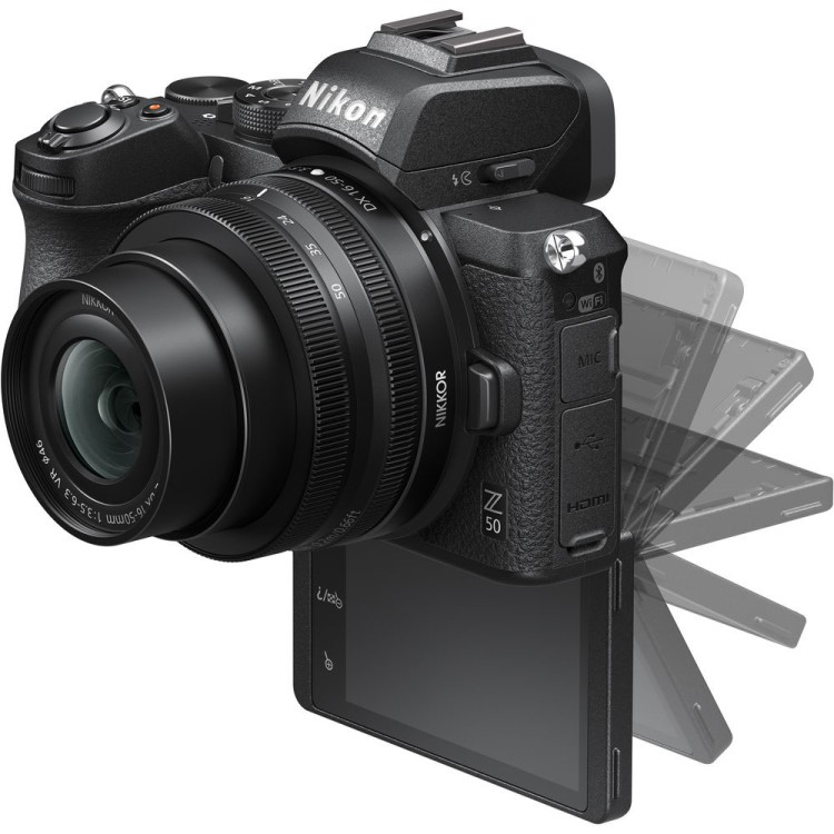 Беззеркальный фотоаппарат Nikon Z50 kit 16-50mm + FTZ адаптер  